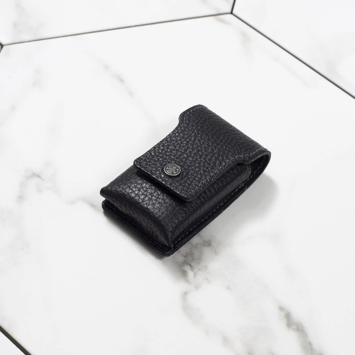 Grooming set med klippare & Nagelklippare, svart läder