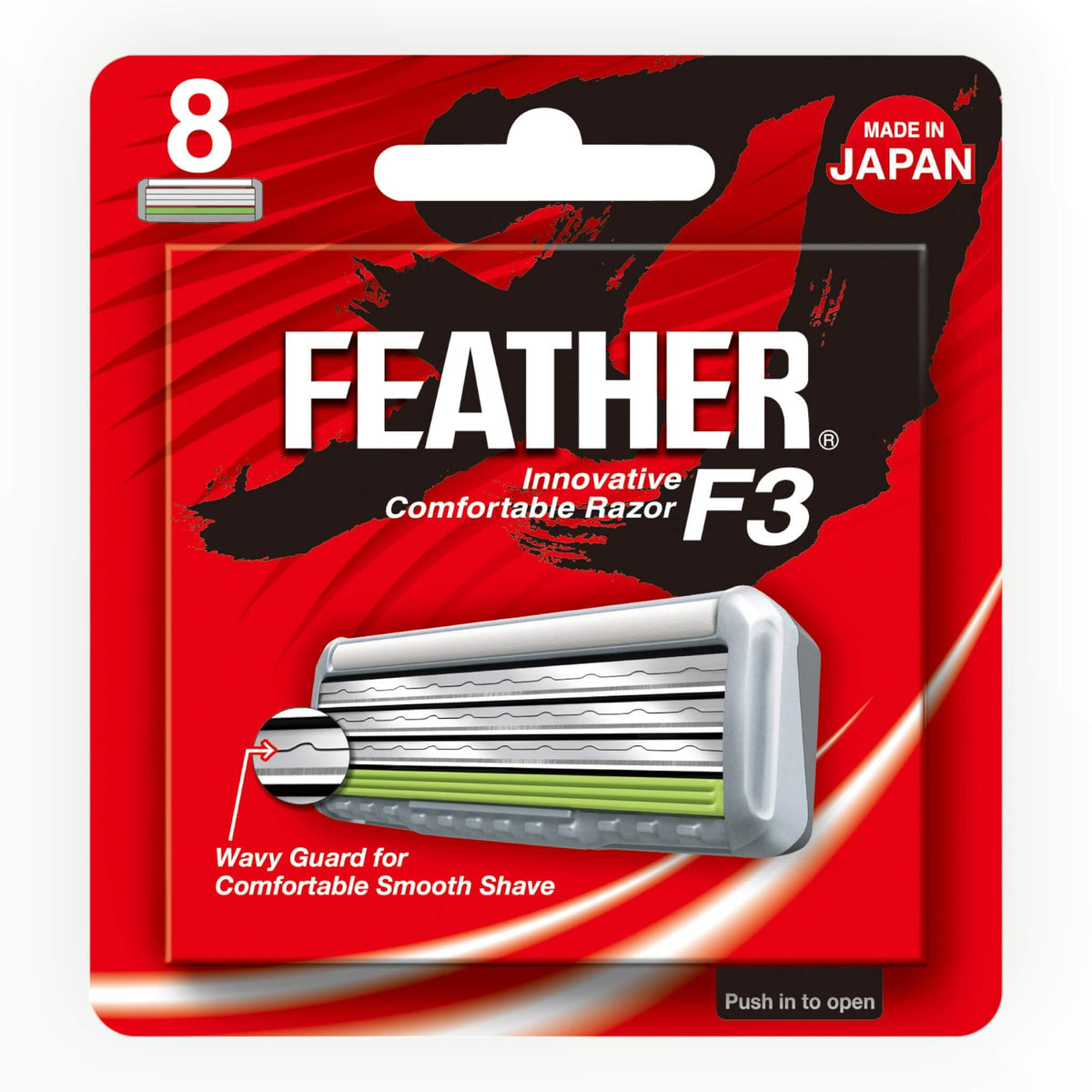 F3 Rakblad (3 blad), 8 st.