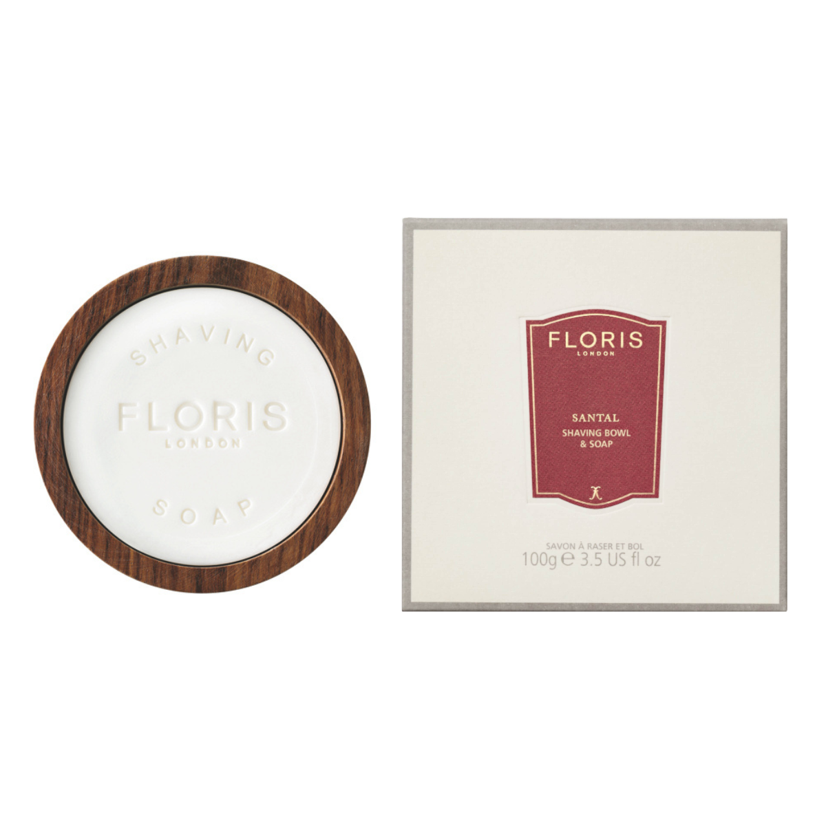 Santal, raktvål i träskål, 100 g.