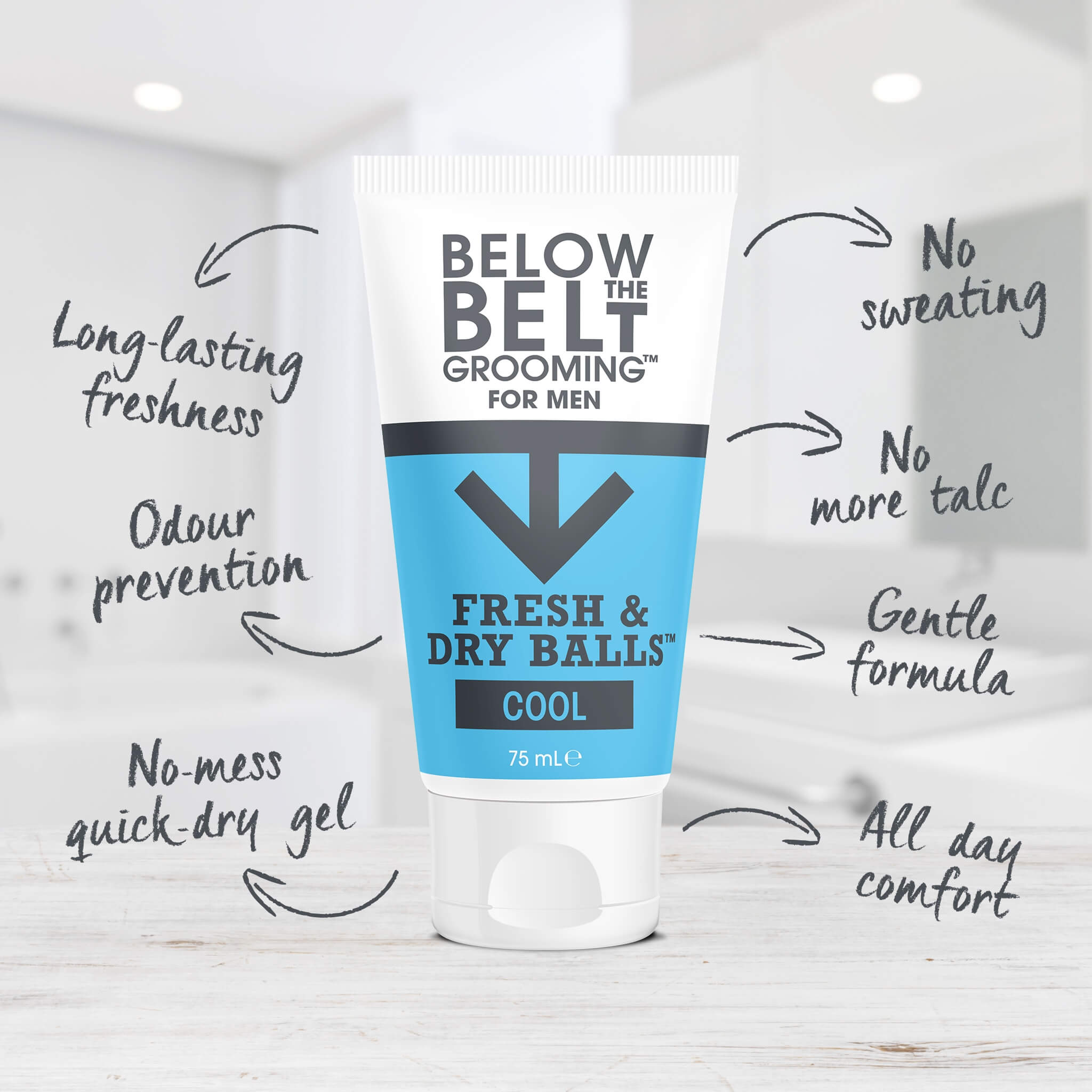 Fresh & Dry Balls, Cool, 75 ml.