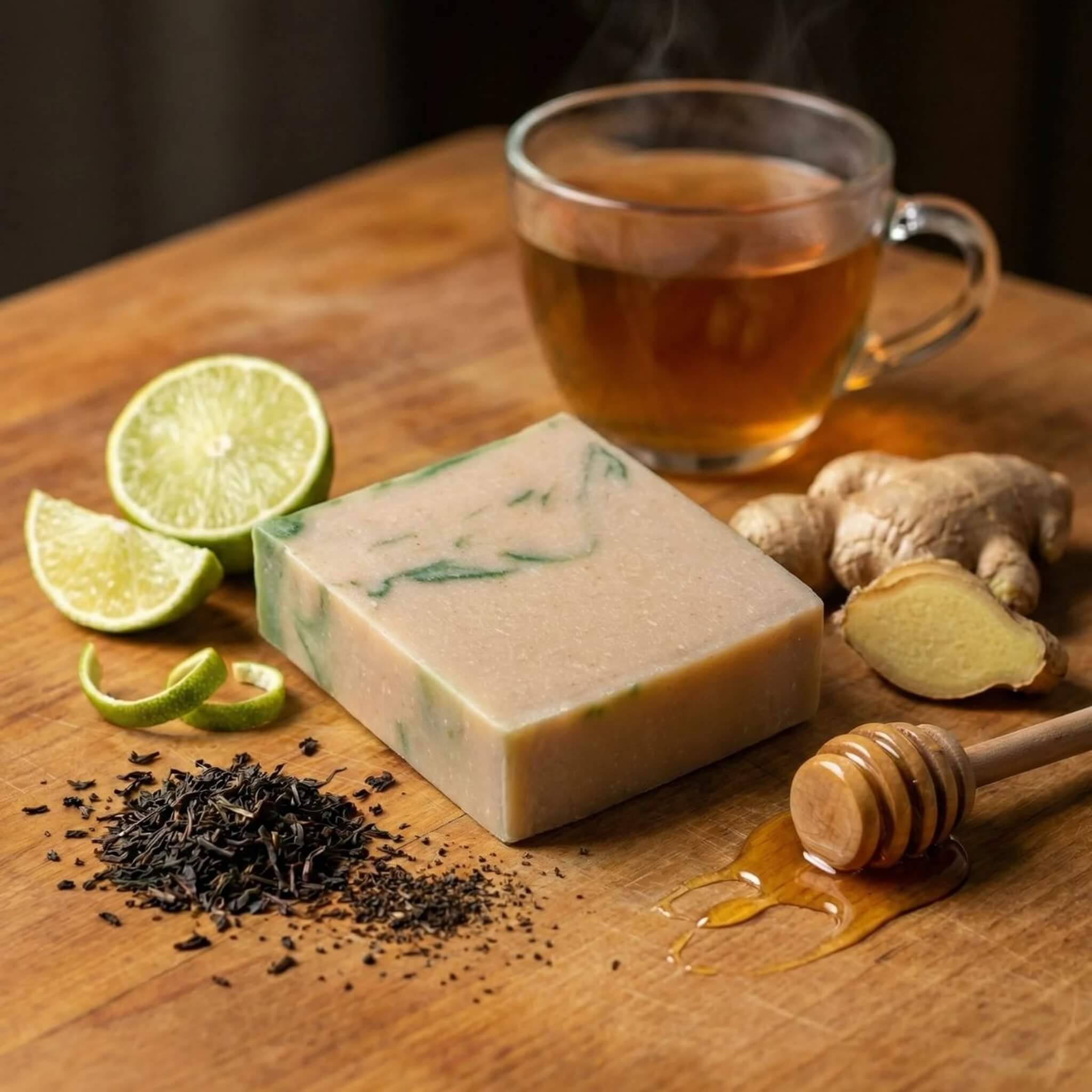 Tvål, Ginger Honey Tea, 135 g.