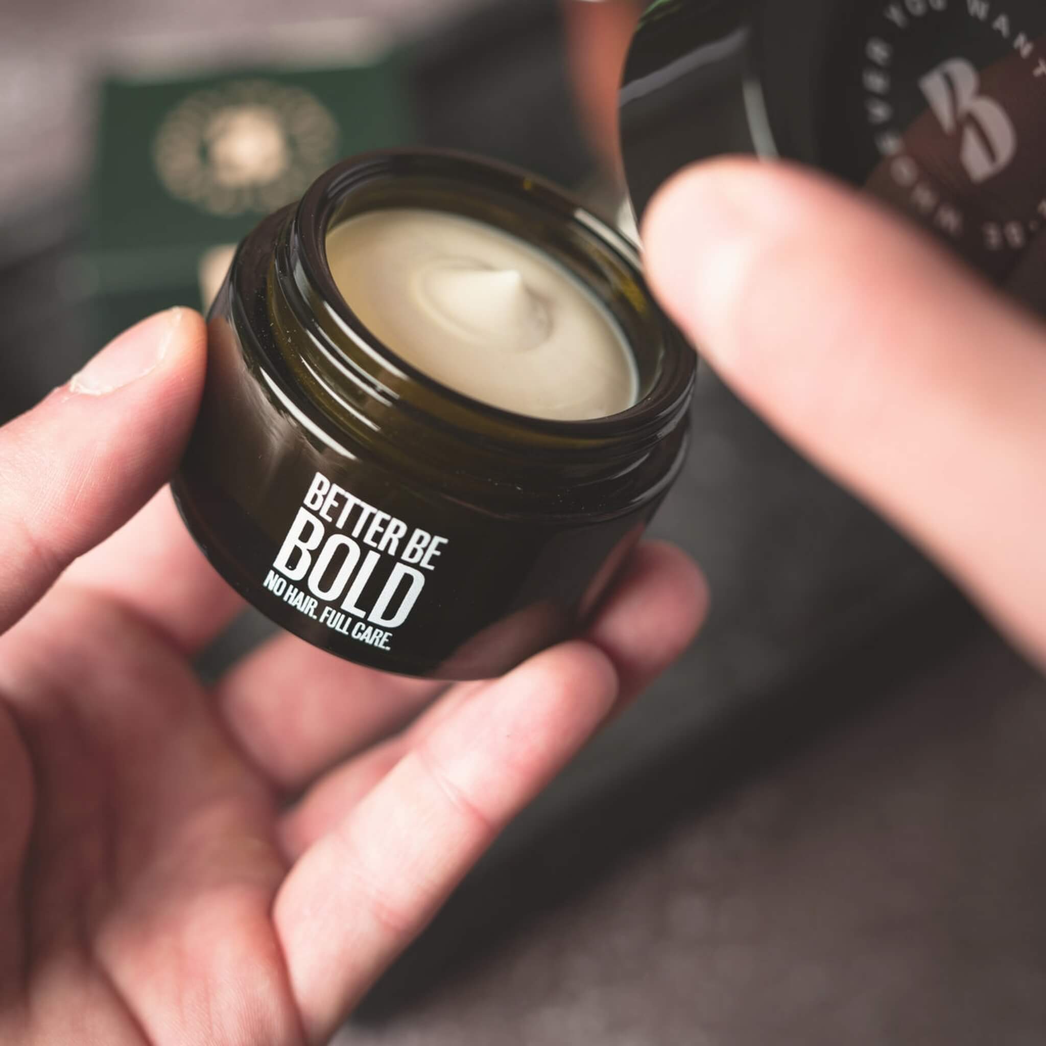 Återfuktande Bald Cream (0-3 mm.) - Matt Effect, 50 ml.