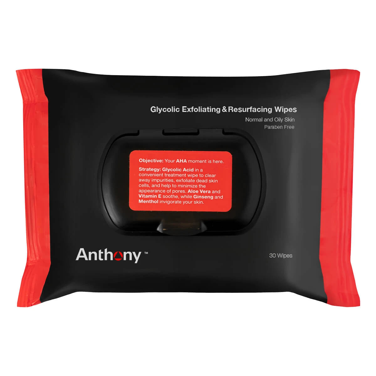 Glycolic Exfoliating & Resurfacing Wipes, 30 st.