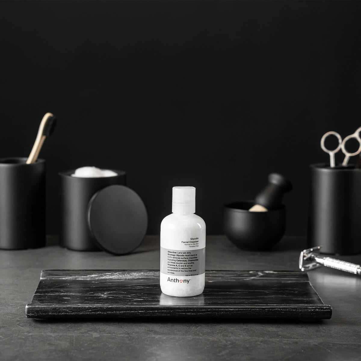 Glycolic Facial Cleanser, Resestorlekar, 100 ml.