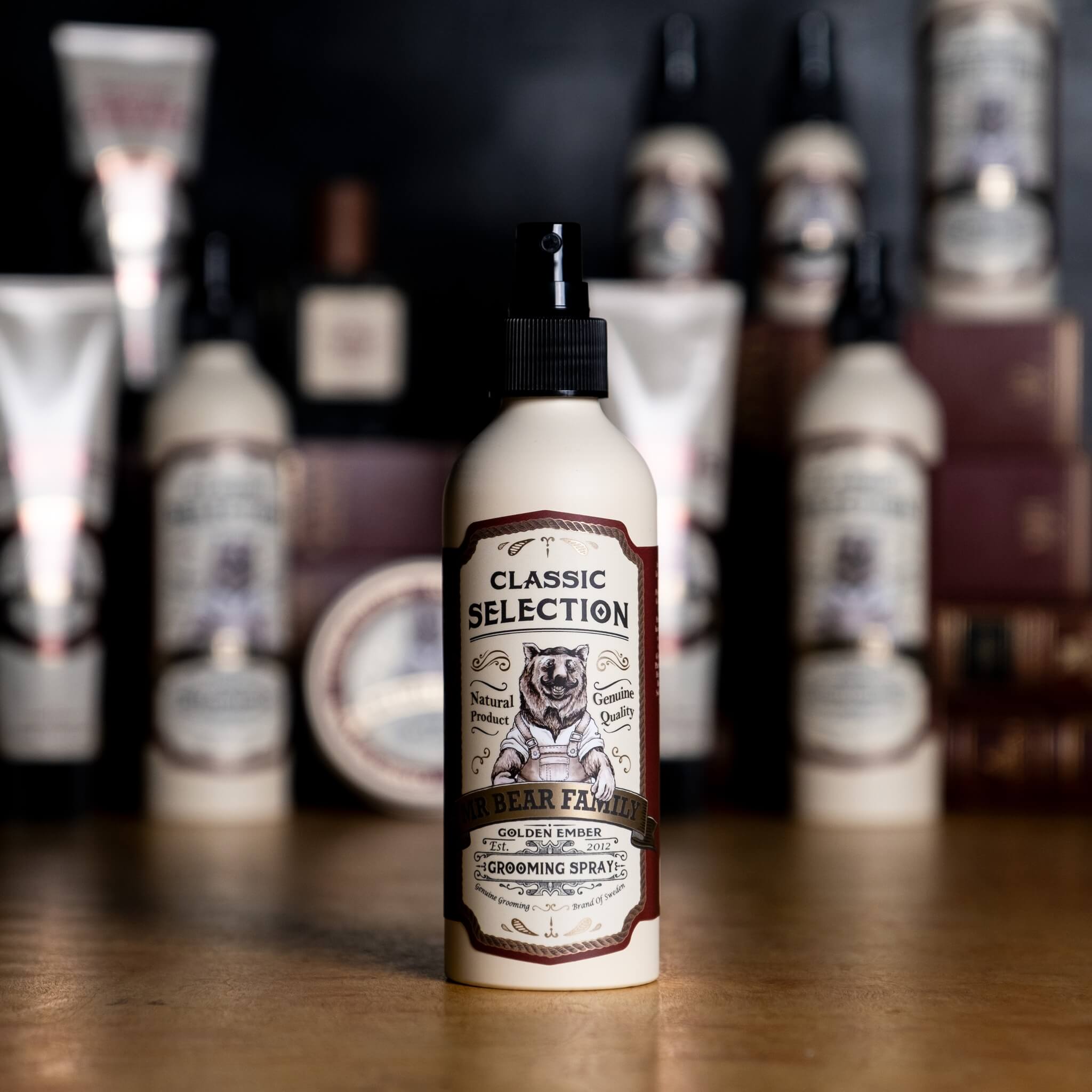 Groomingspray, Golden Ember, 200 ml.