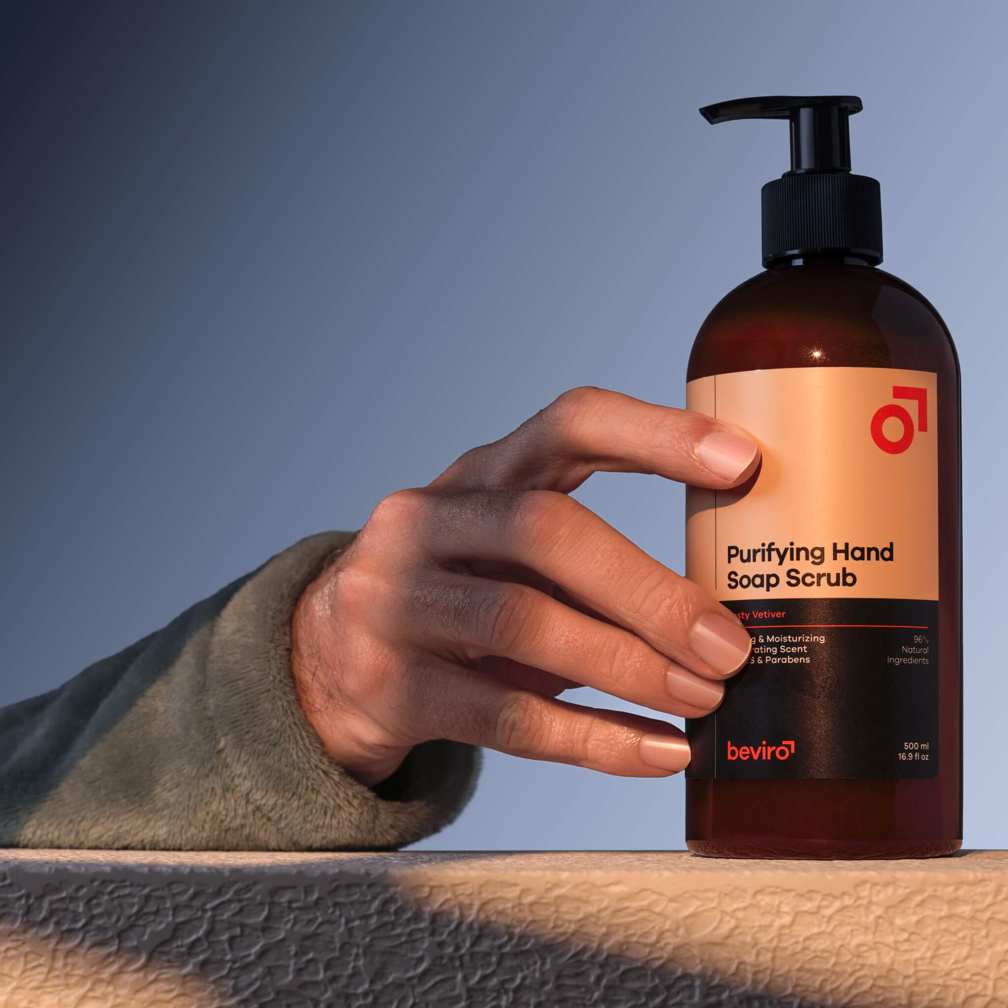 Renande handtvål, Zesty Vetiver, 500 ml.