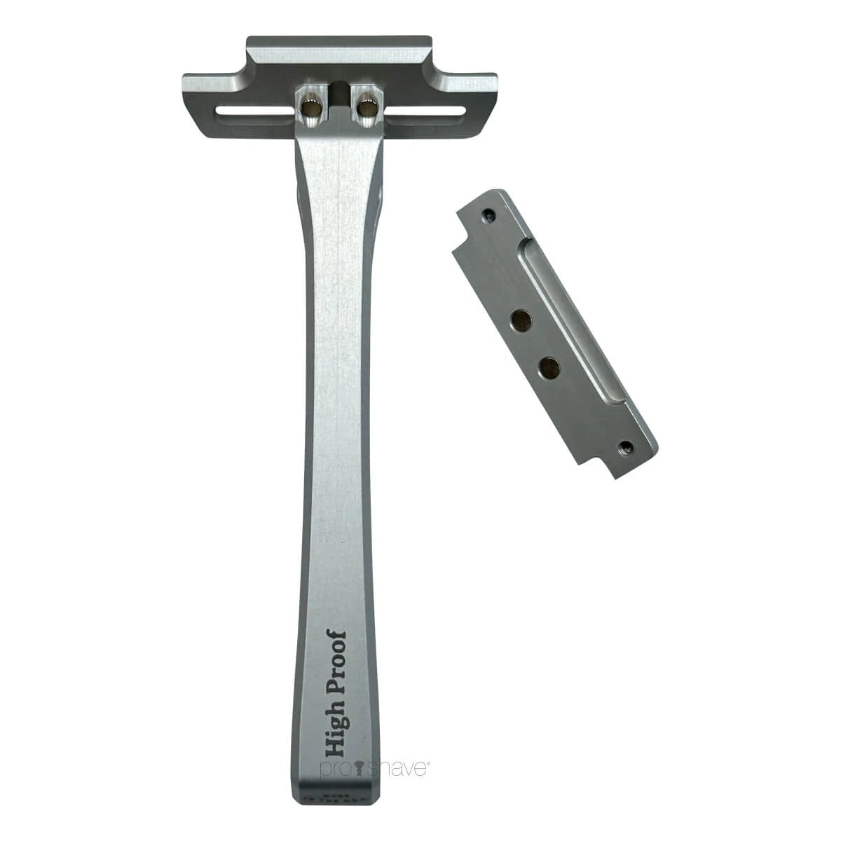 Enkel kant, silver aluminium