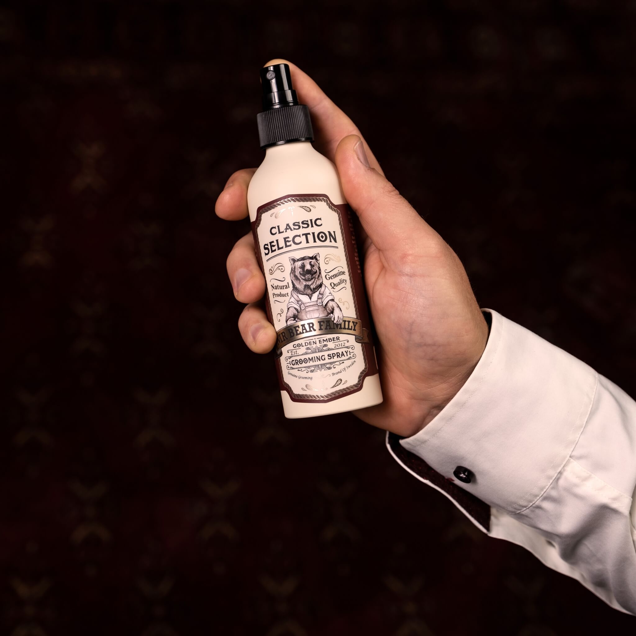 Groomingspray, Golden Ember, 200 ml.