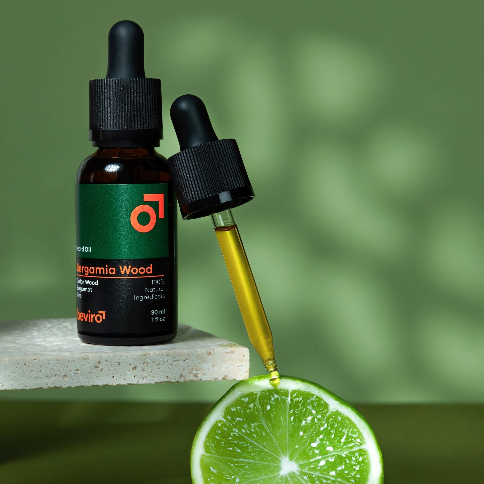 Skäggolja, Bergamia Wood, 30 ml.