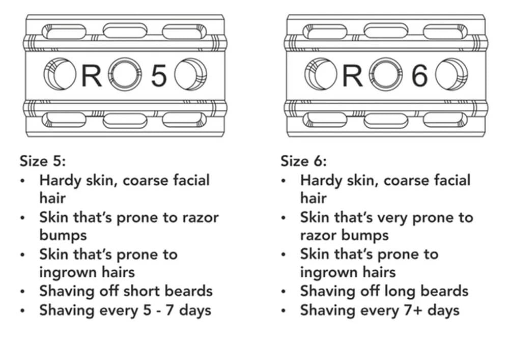 6C Justerbar Säkerhetshyvel, Gunmetal