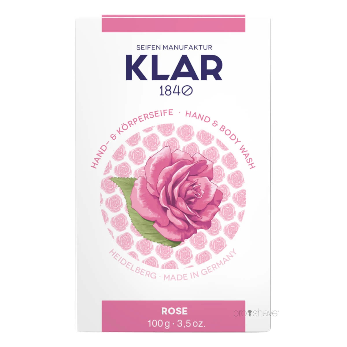 Tvål, ros, 100 gr.