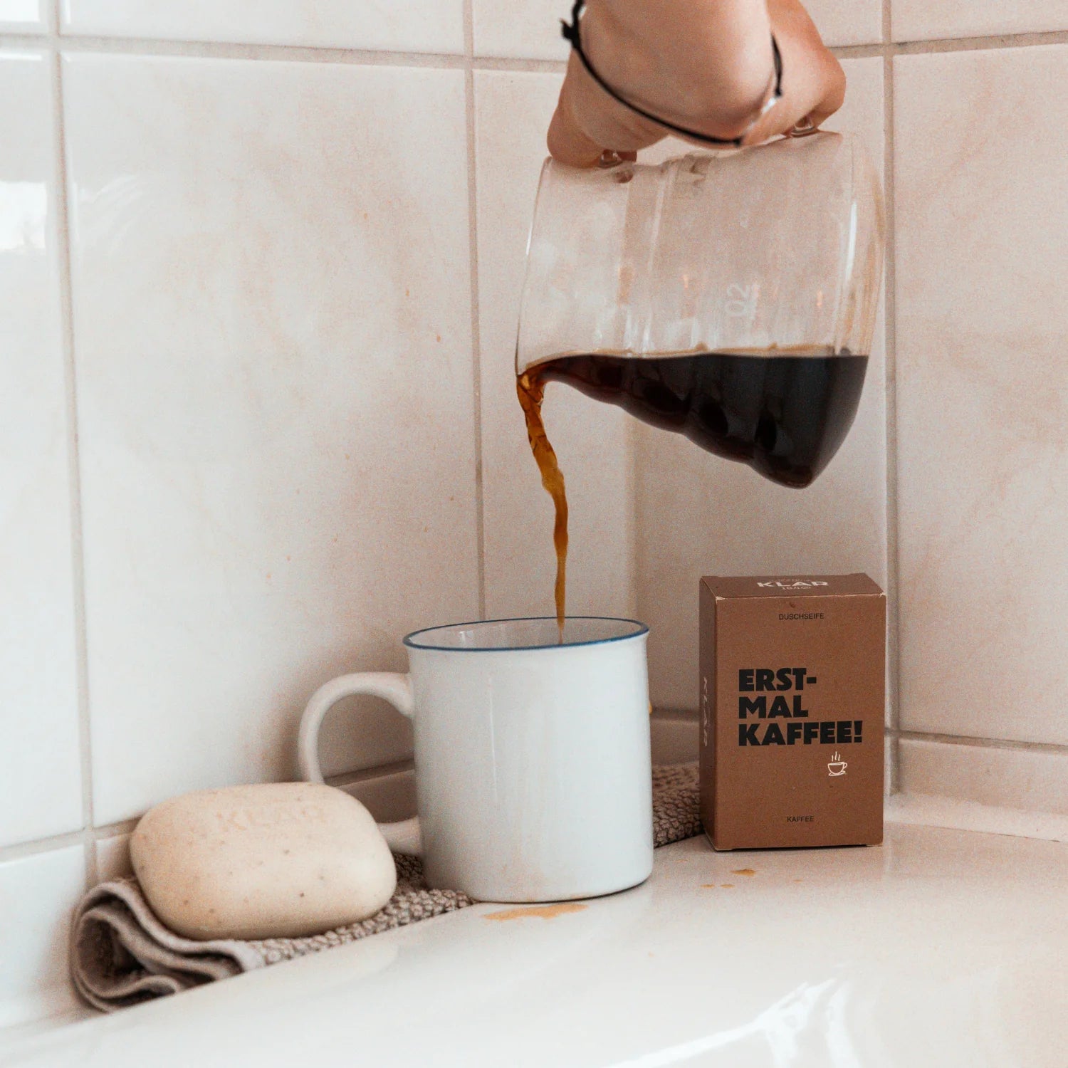 Badtvål för kropp & händer, Coffee, 135 gr.