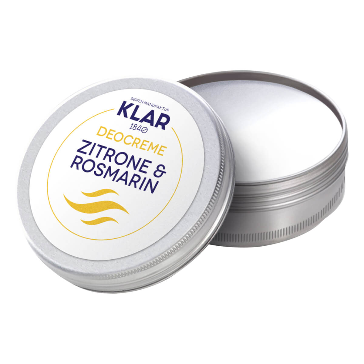 Deodorant Cream, Lemon & Rosemary, 65 ml