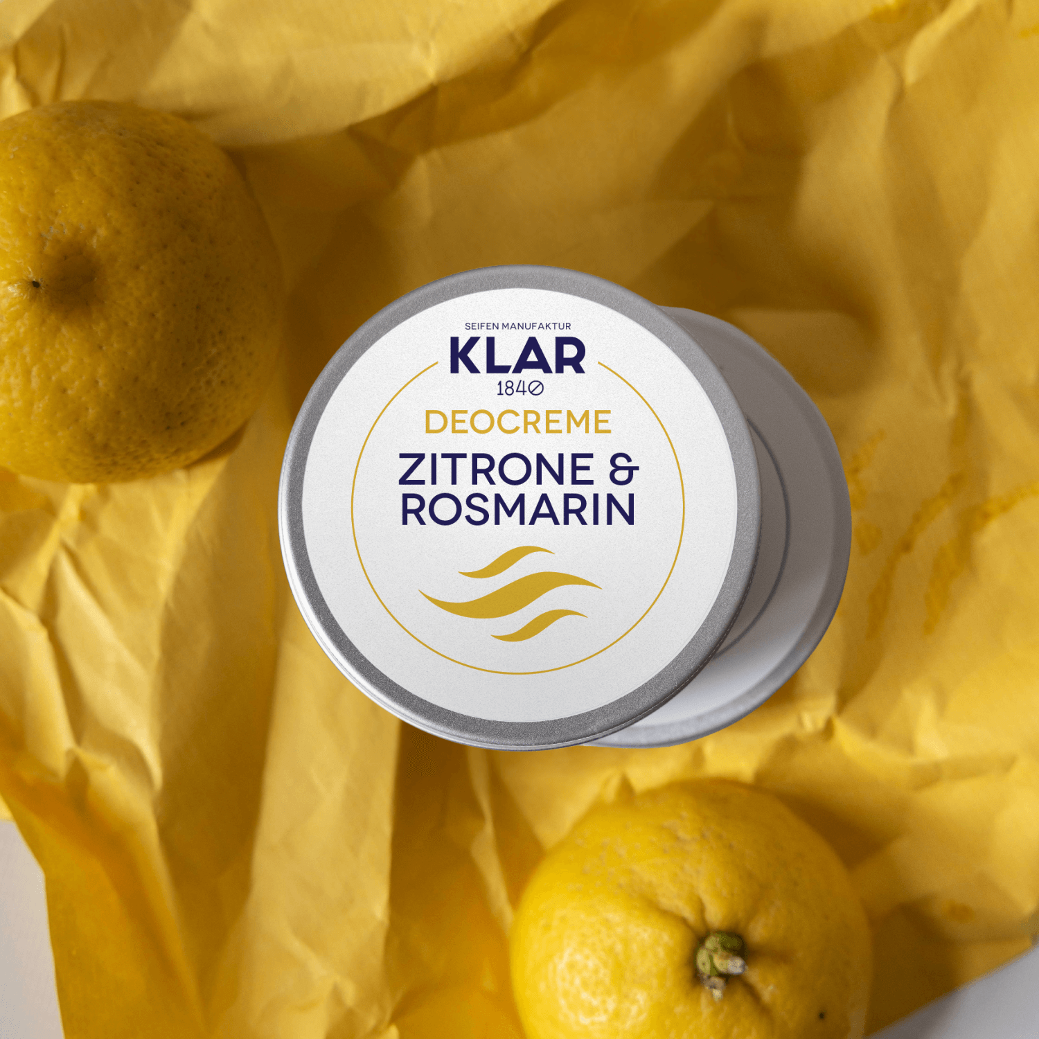 Deodorant Cream, Lemon & Rosemary, 65 ml