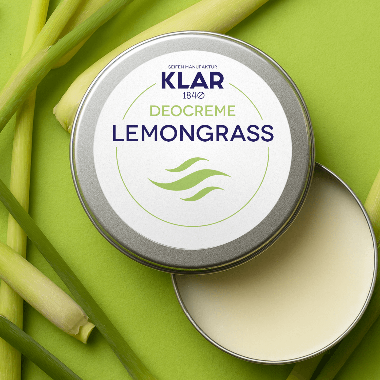 Deodorant Cream, Lemongrass, 65 ml