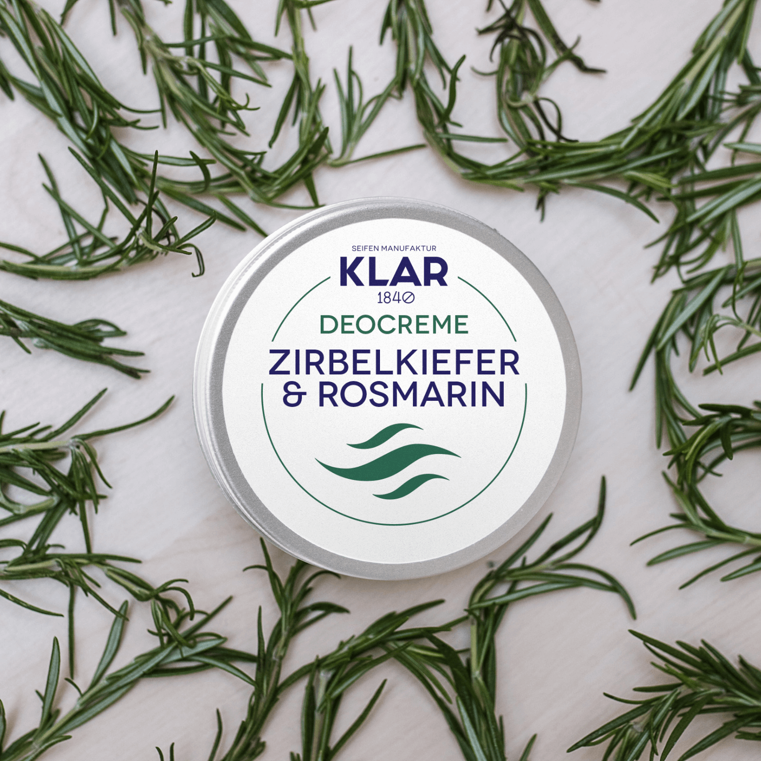 Deodorant Cream, Pine & Rosemary, 65 ml