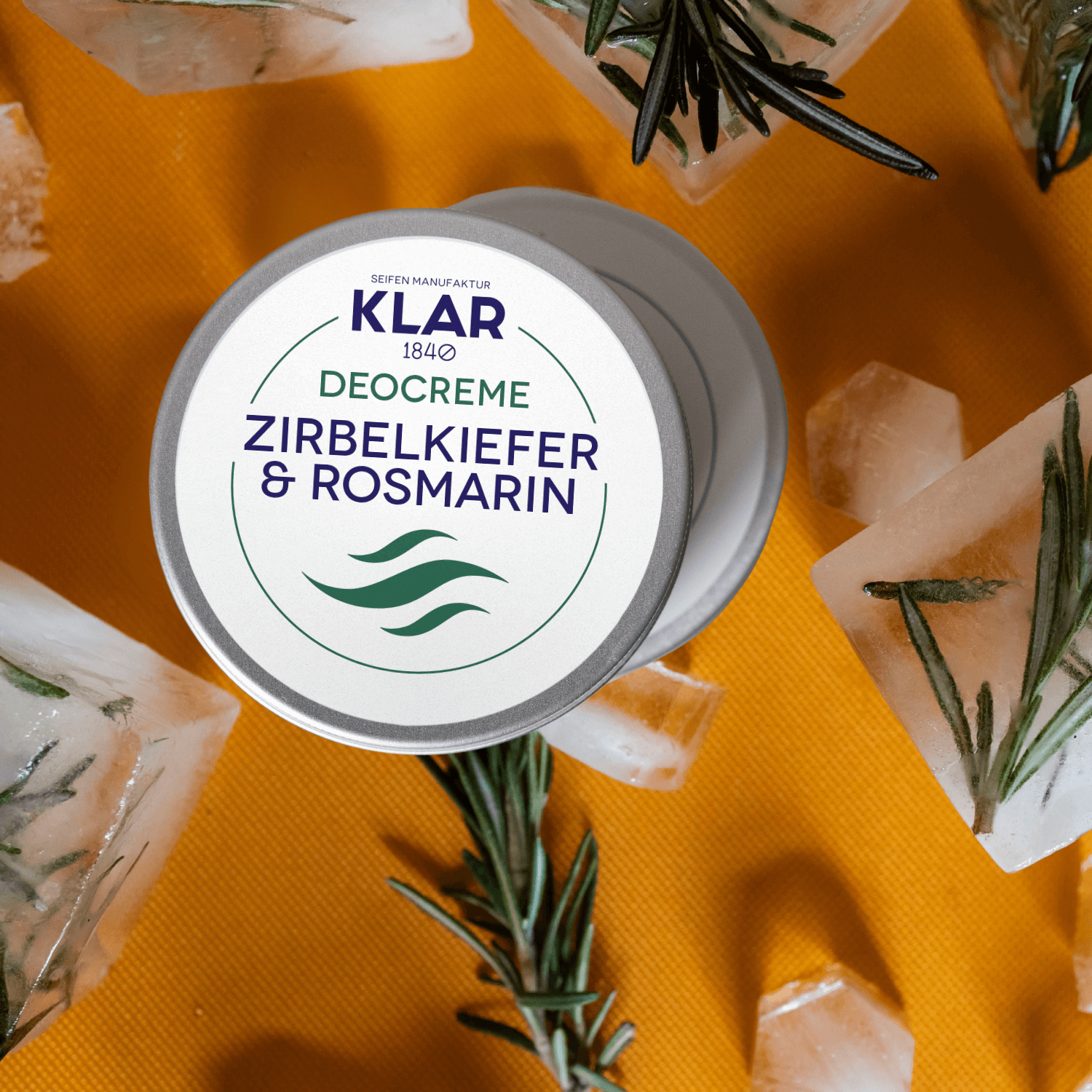 Deodorant Cream, Pine & Rosemary, 65 ml