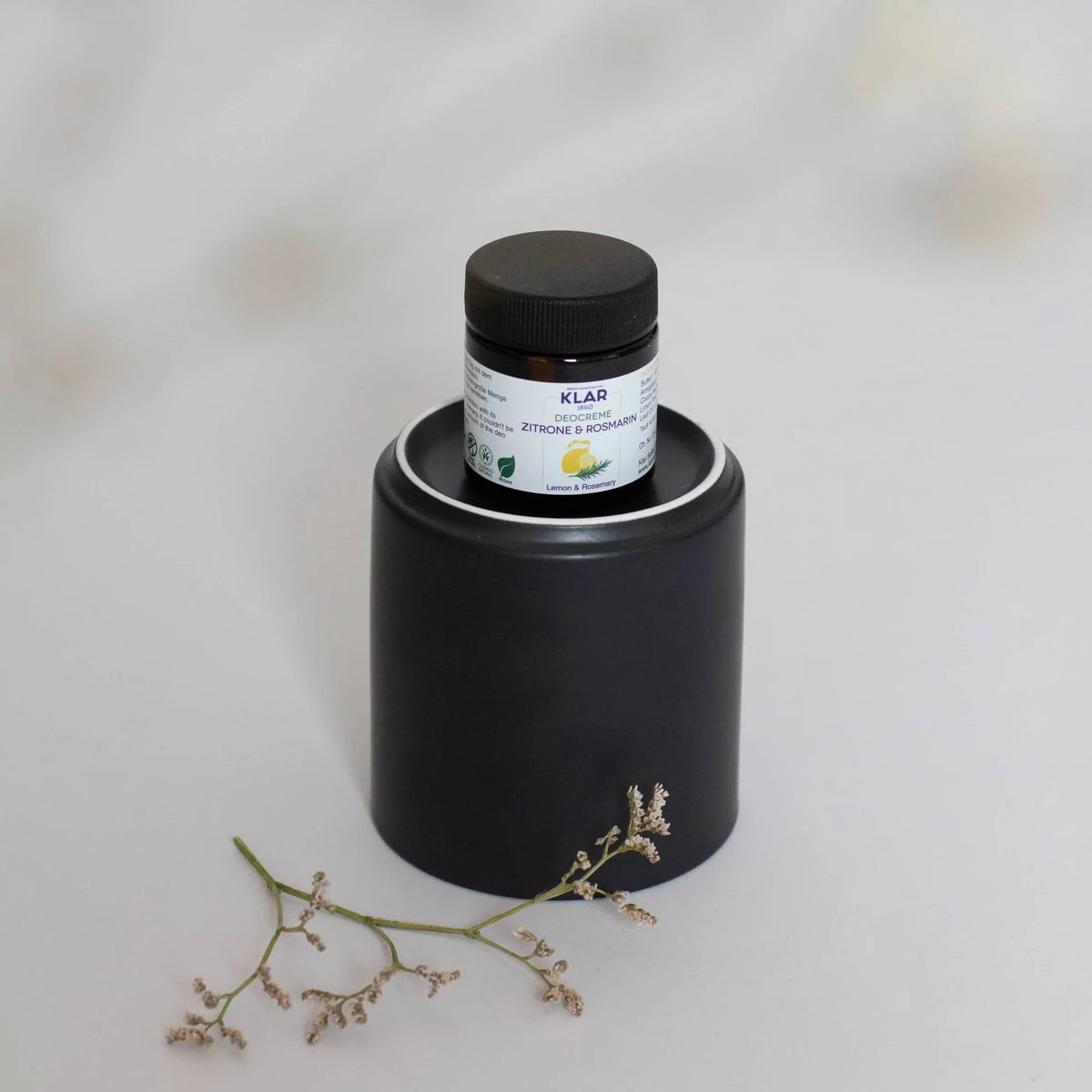 Deodorant Cream, Lemon & Rosemary, 30 ml