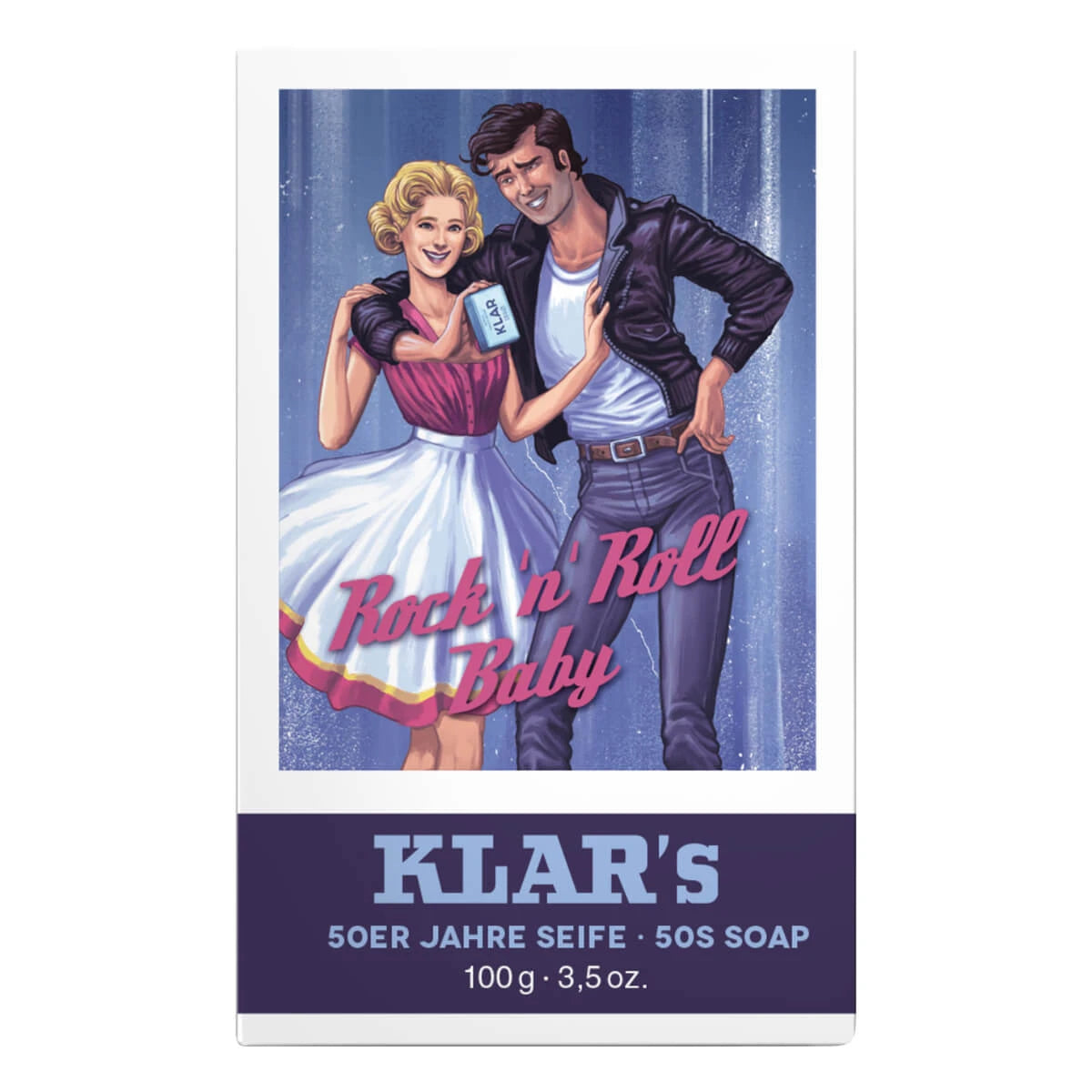 Tvål, 50-tals retro, Rock'n'Roll, 100 gr.