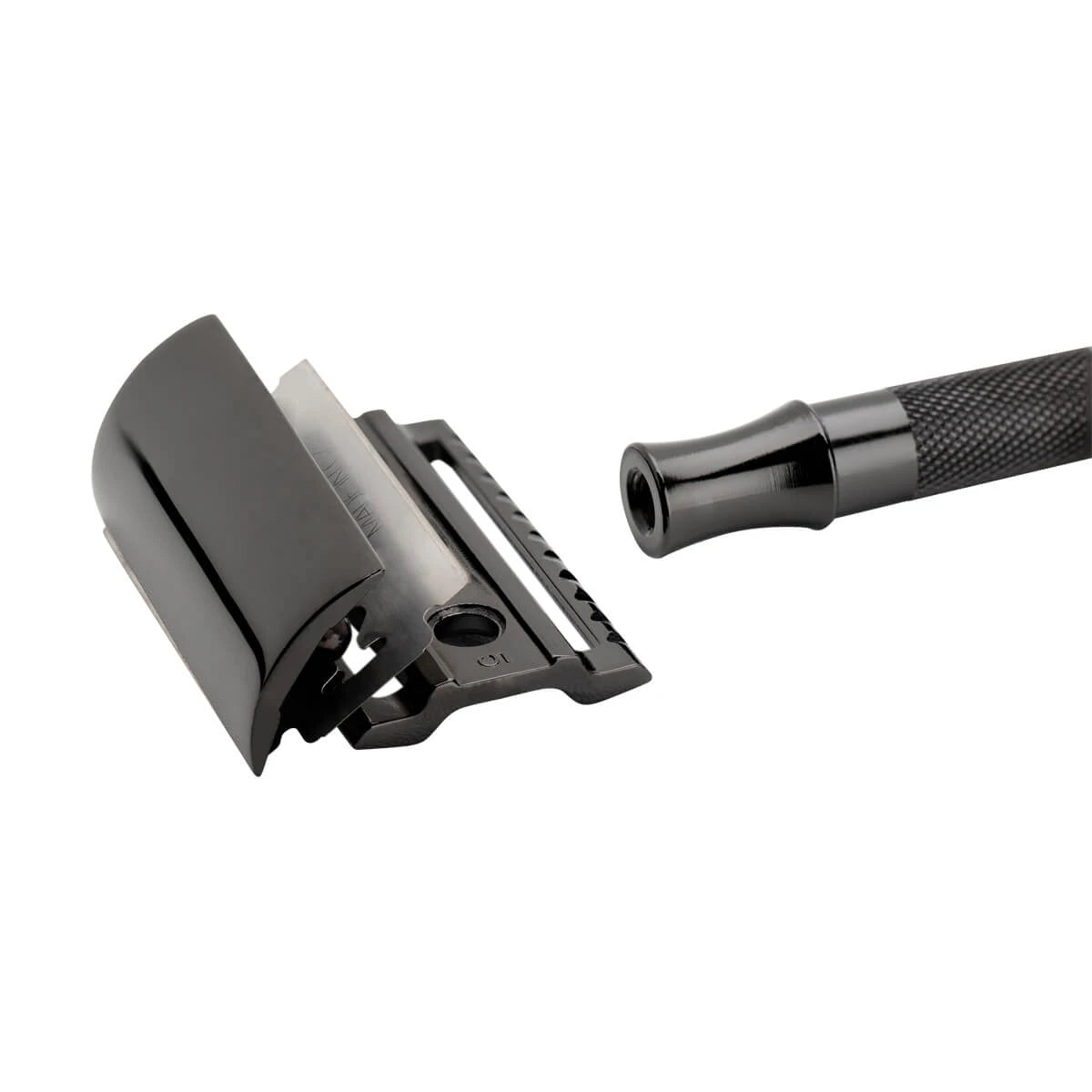 23 Säkerhetshyvel, långt grepp, svart