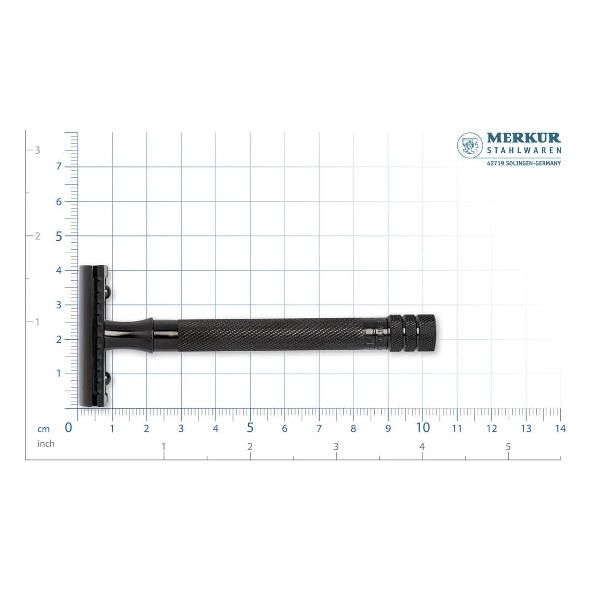 23 Säkerhetshyvel, långt grepp, svart