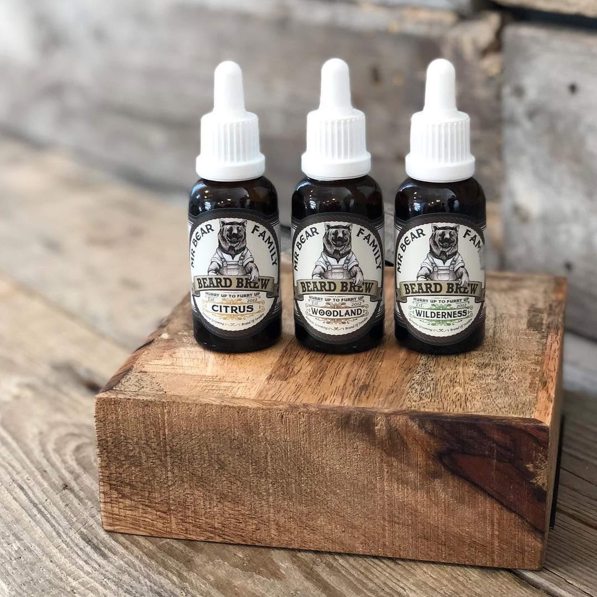 Skäggolja, Beard Brew Oil, Woodland, 30 ml.