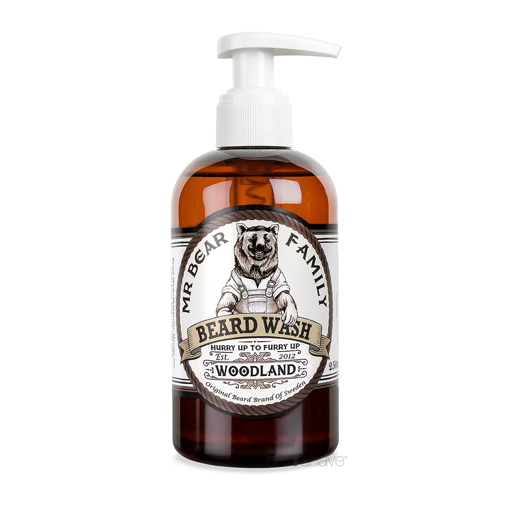 Skäggschampo, Beard Wash, Woodland, 250 ml.