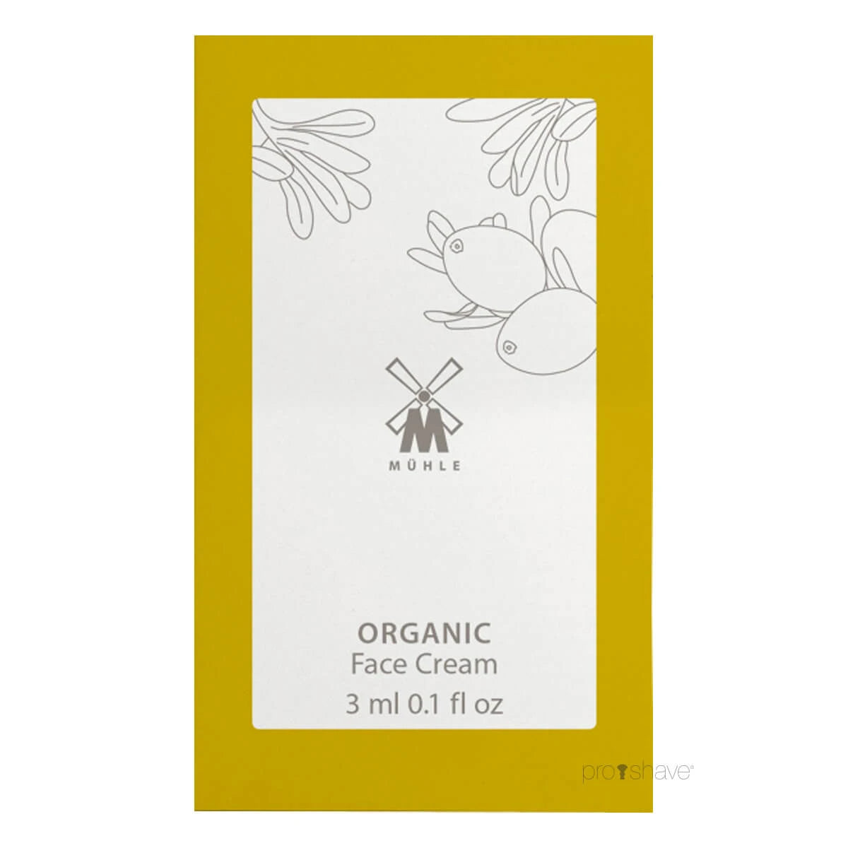 Organic Ansiktskräm, Prover