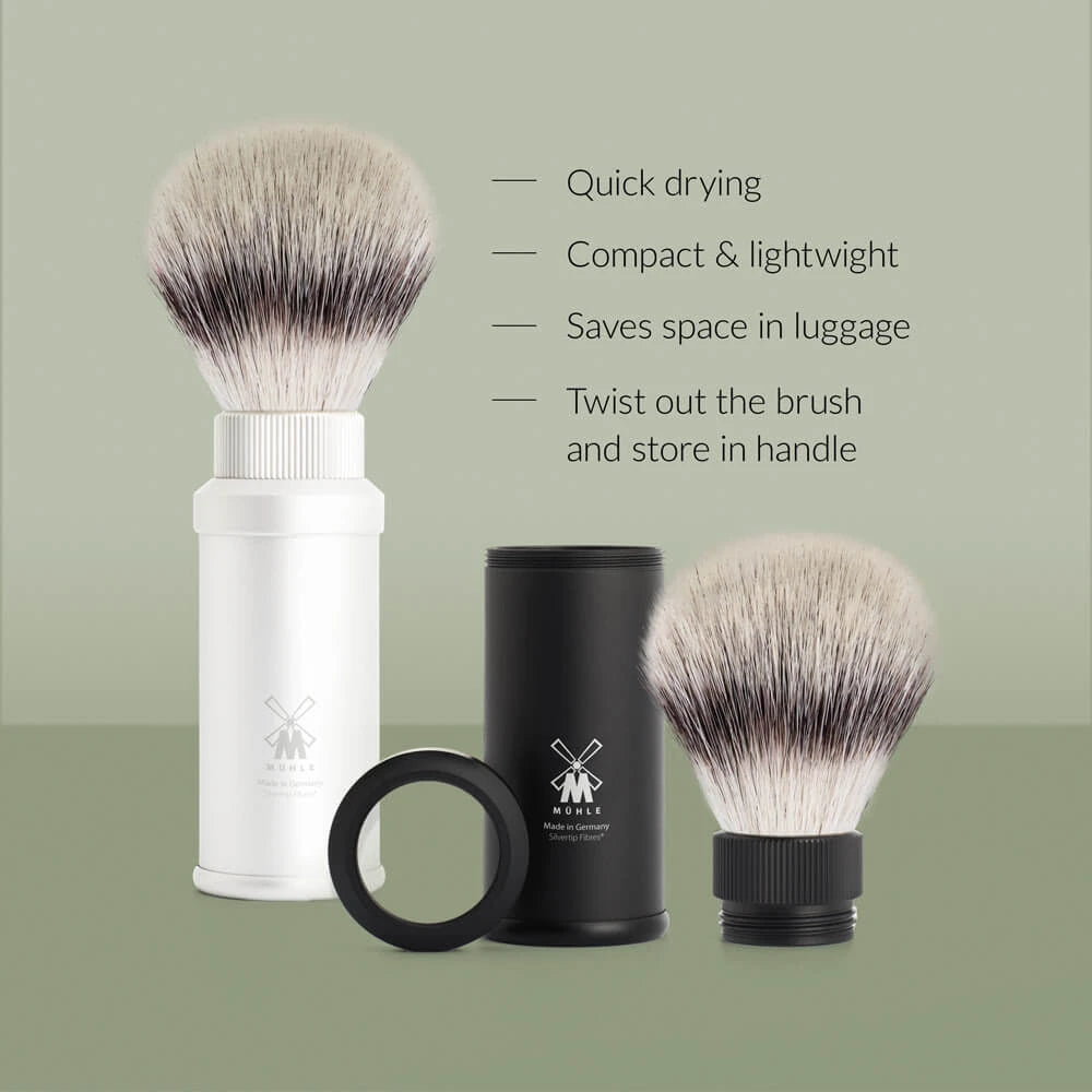 Reseborste Silvertip Fibre®, 21 mm, Silver