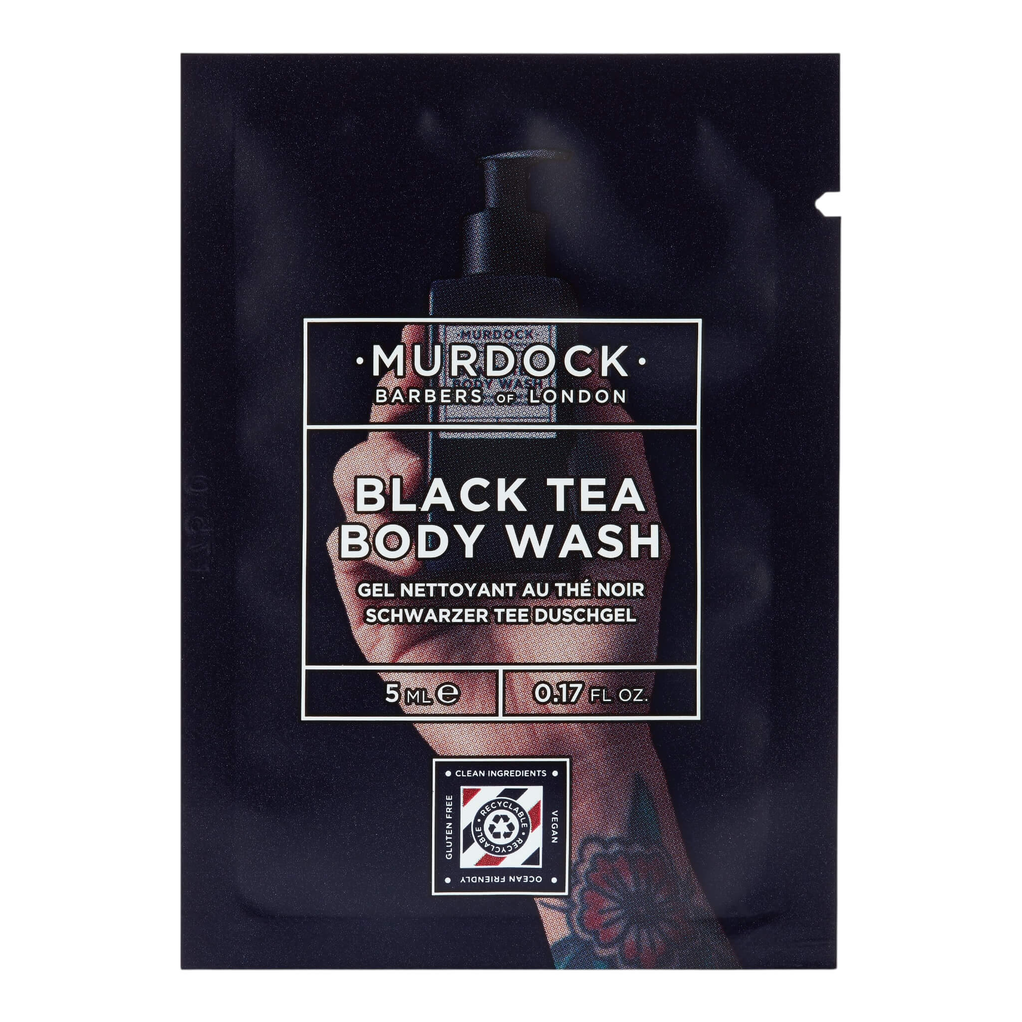 Duschgel, Black Tea, Prover, 5 ml.