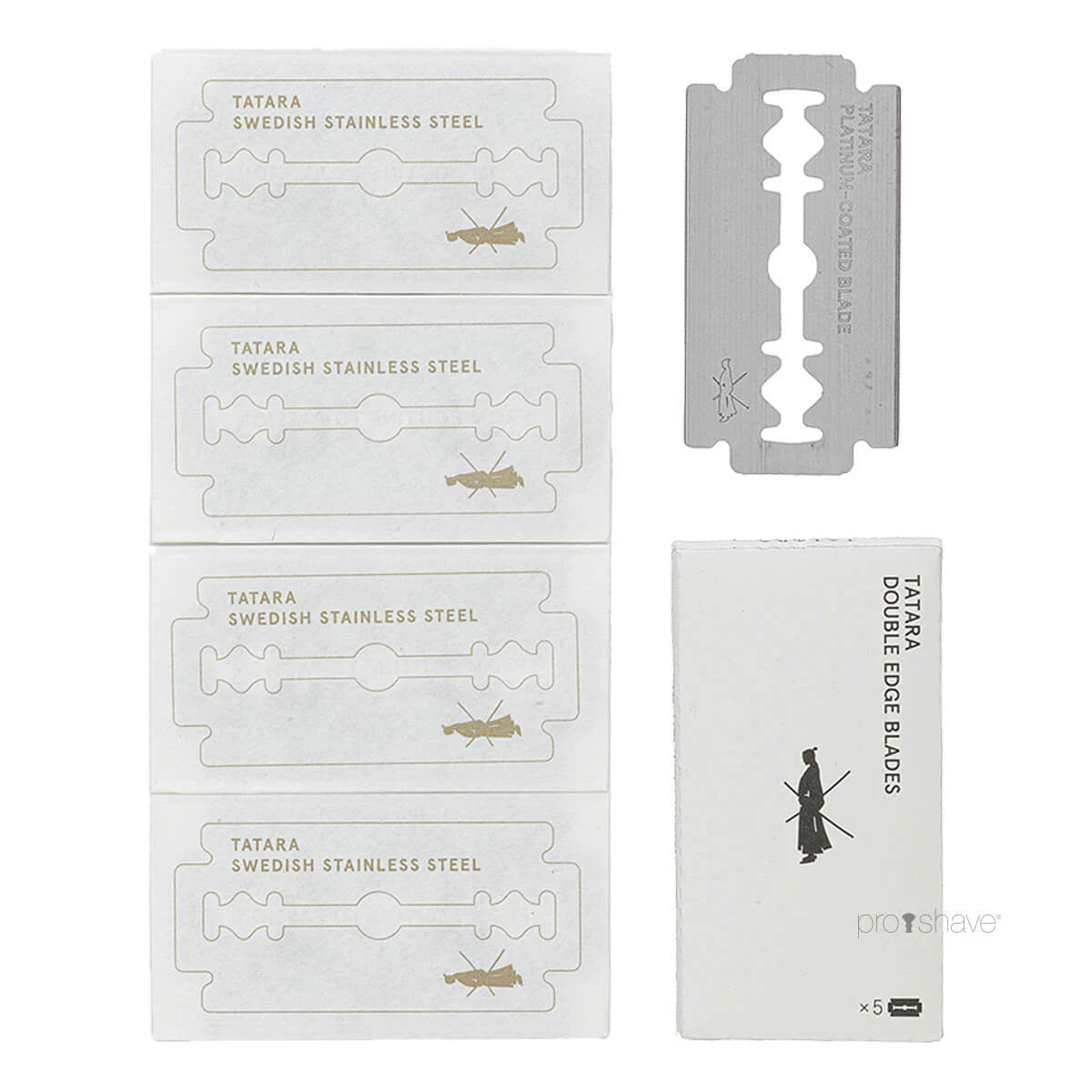 Platina Rakblad, 1 bar, 20x5 st (100 st)