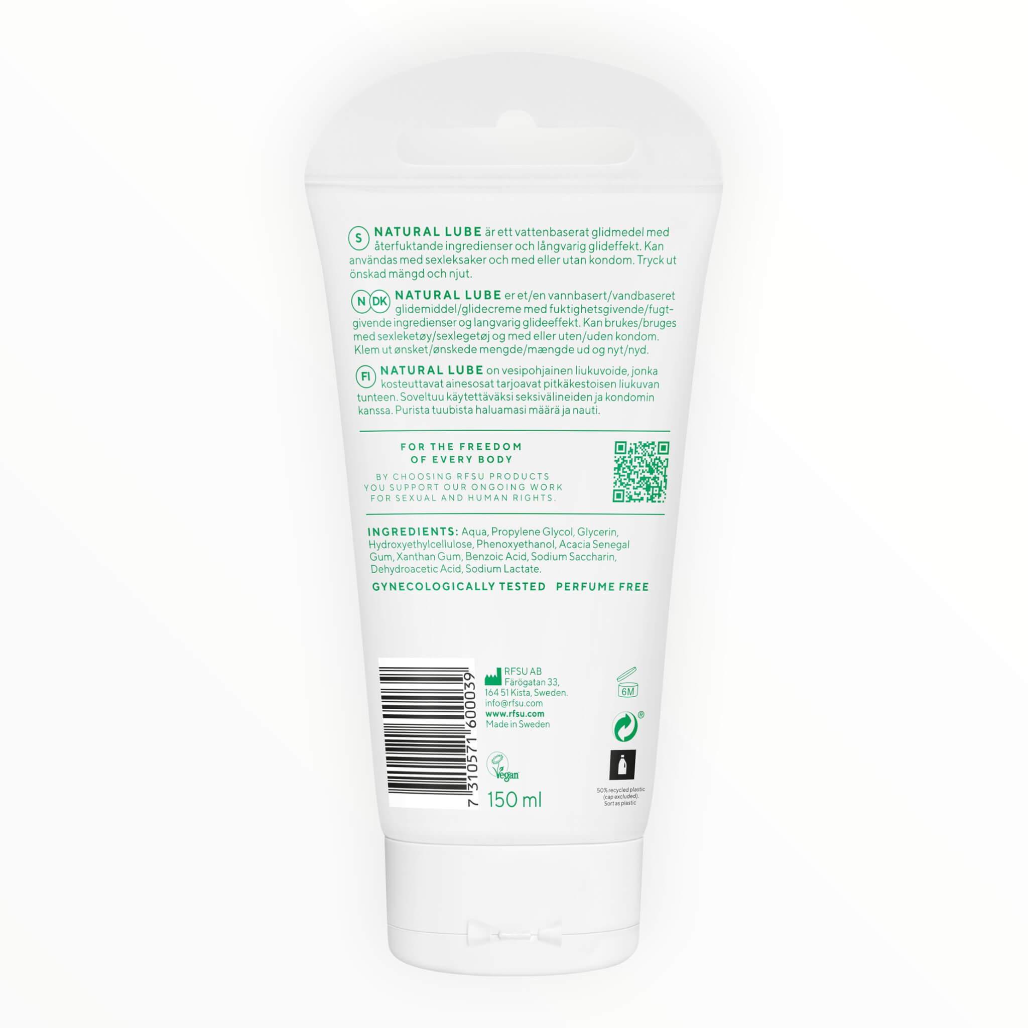Natural Glide – Glidmedel, 150 ml.