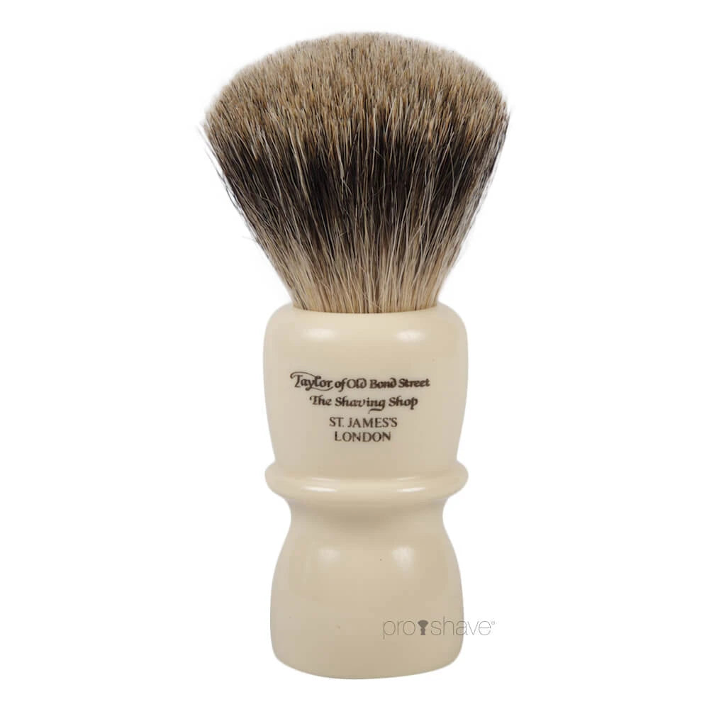 Rakborste, Pure Badger, Classic, XL, Tall, Ivory