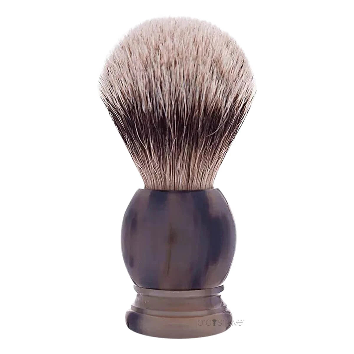 Rakborste, High Mountain White Badger & Genuine Horn, Original, storlek 12