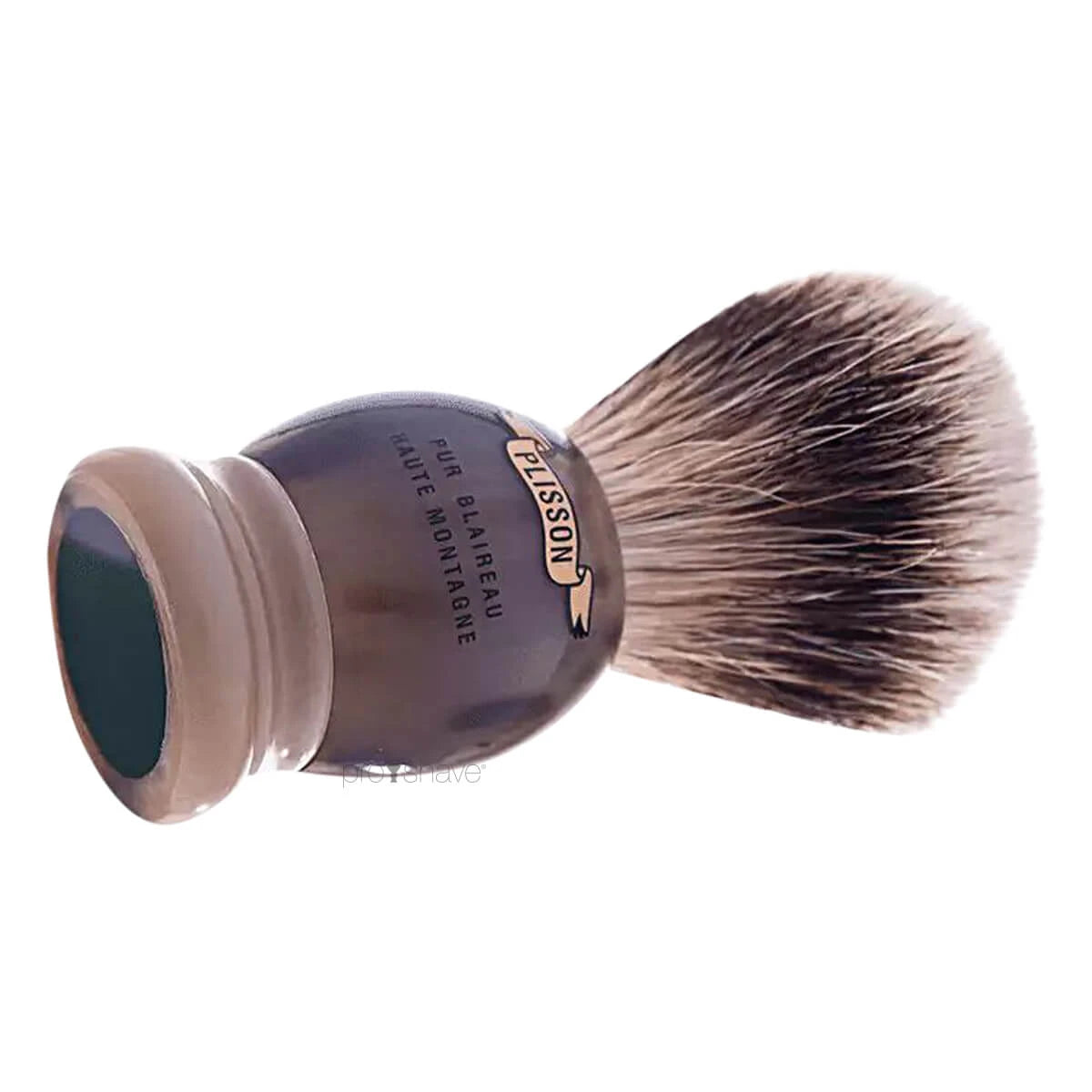 Rakborste, High Mountain White Badger & Genuine Horn, Original, storlek 12