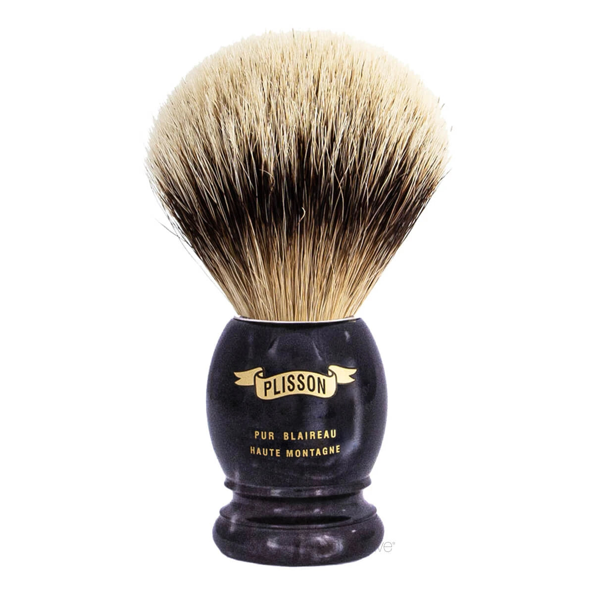 Rakborste, High Mountain White Badger & Genuine Black Horn, Original, storlek 12