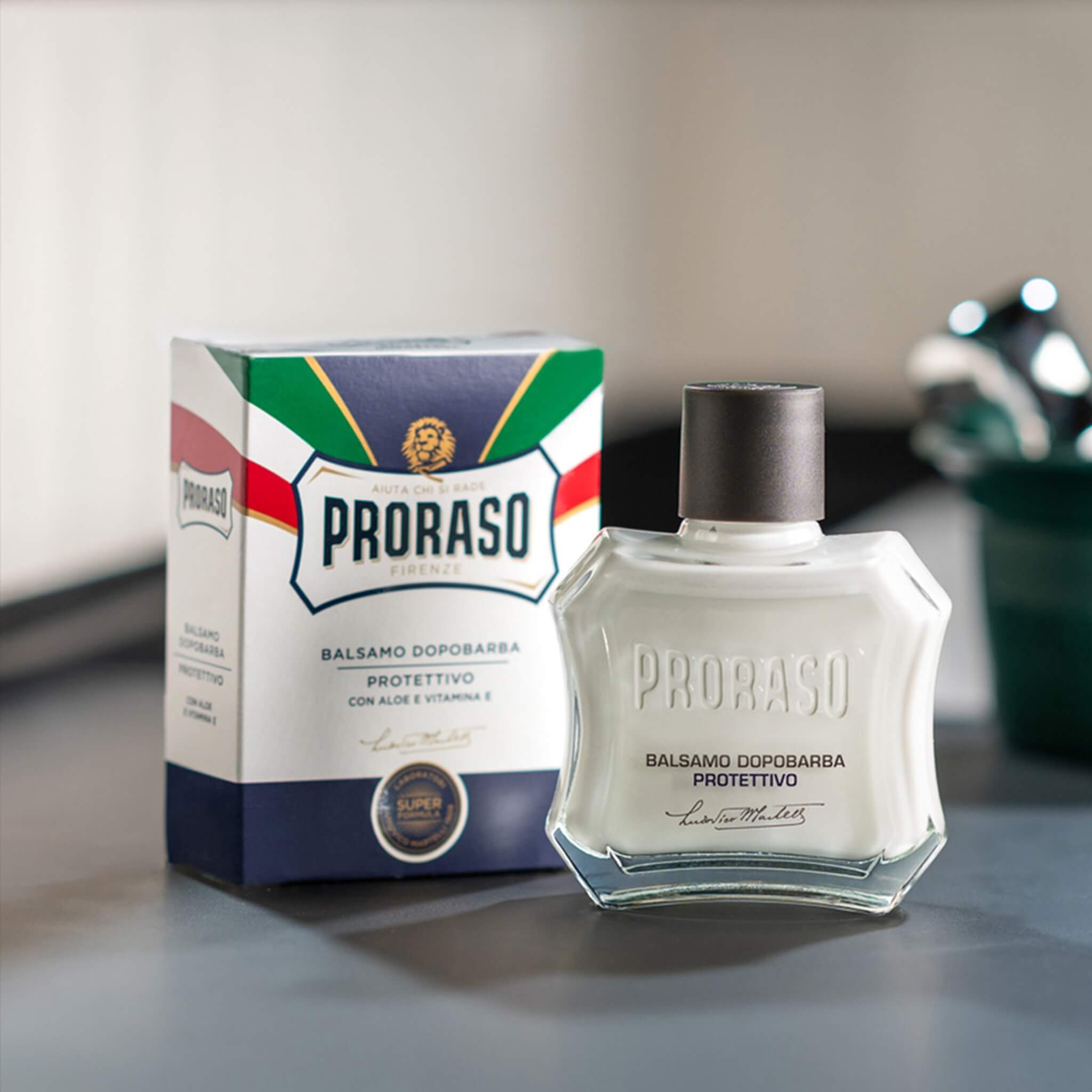 Aftershave Balm - Protect, Aloe & Vitamin E, 100 ml.