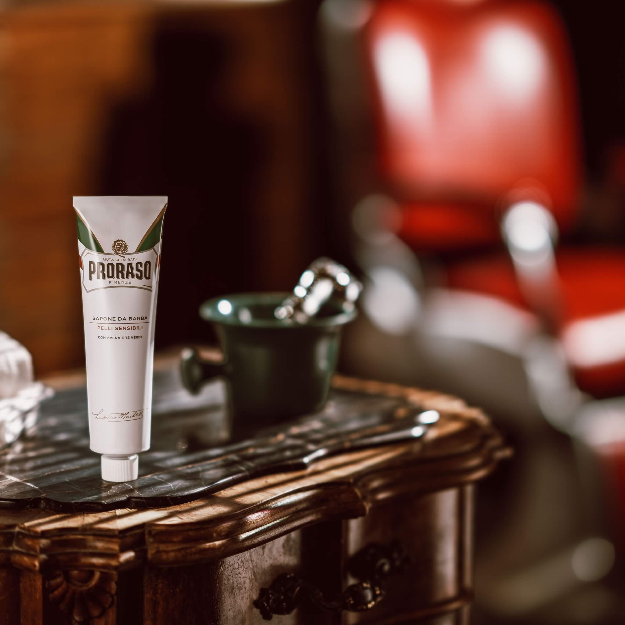 Rakkräm - Sensitive, Grönt te & havre, 150 ml.