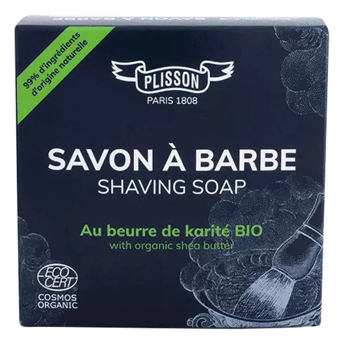 Ekologisk raktvål med sheasmör, Ecocert, 80 g.