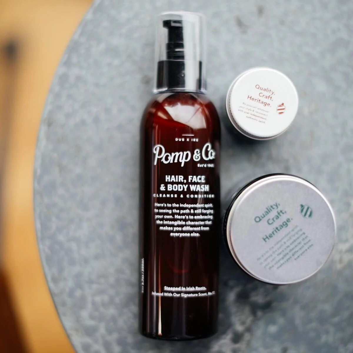 Hår-, ansikts- och kroppstvätt, 200 ml.