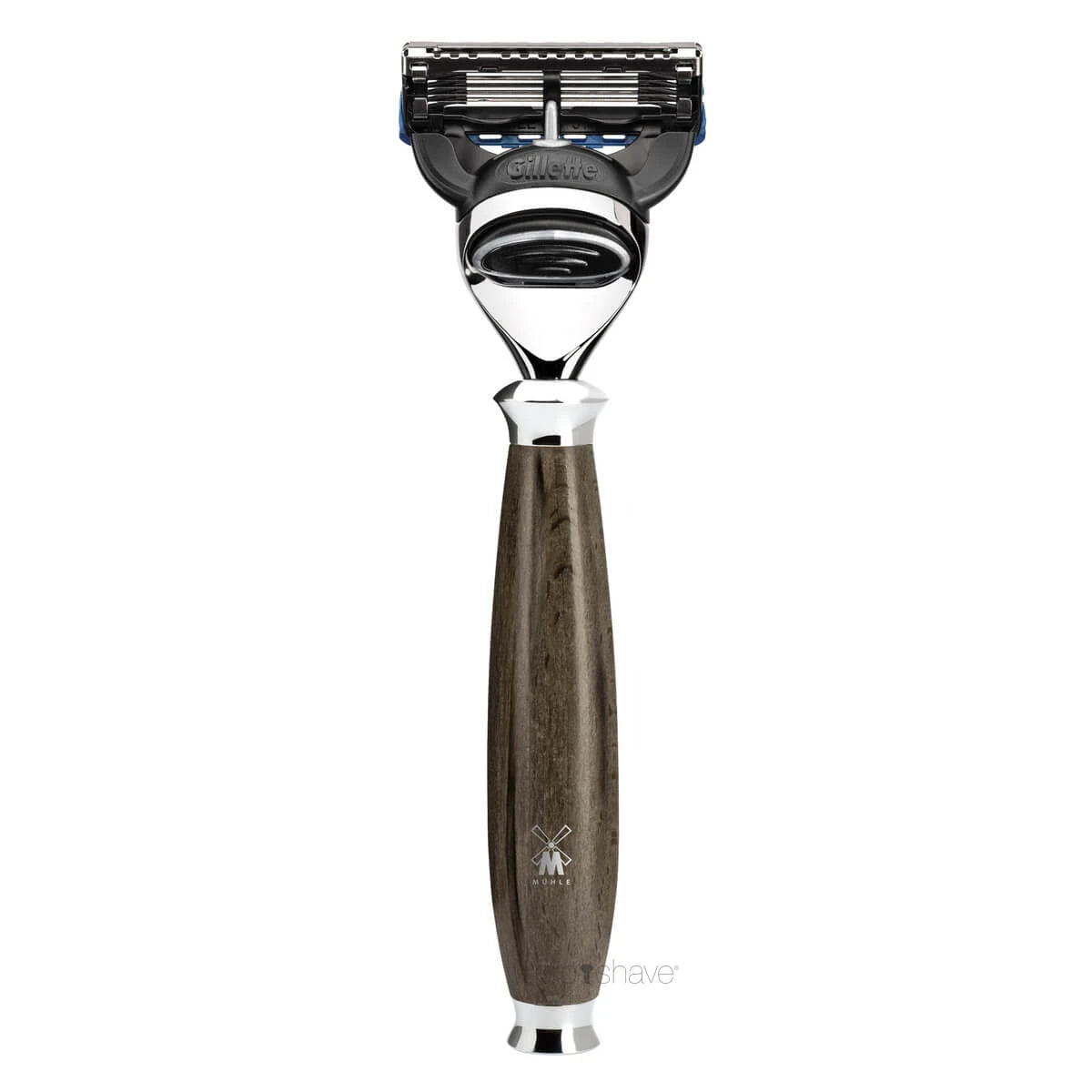 Gillette Fusion Säkerhetshyvel, Purist, Grained Beech