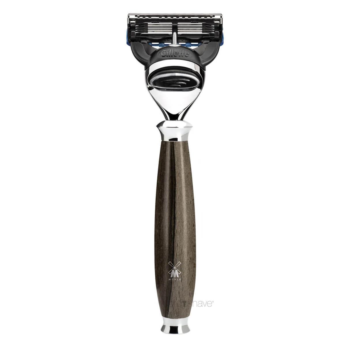 Gillette Fusion Säkerhetshyvel, Purist, Grained Beech