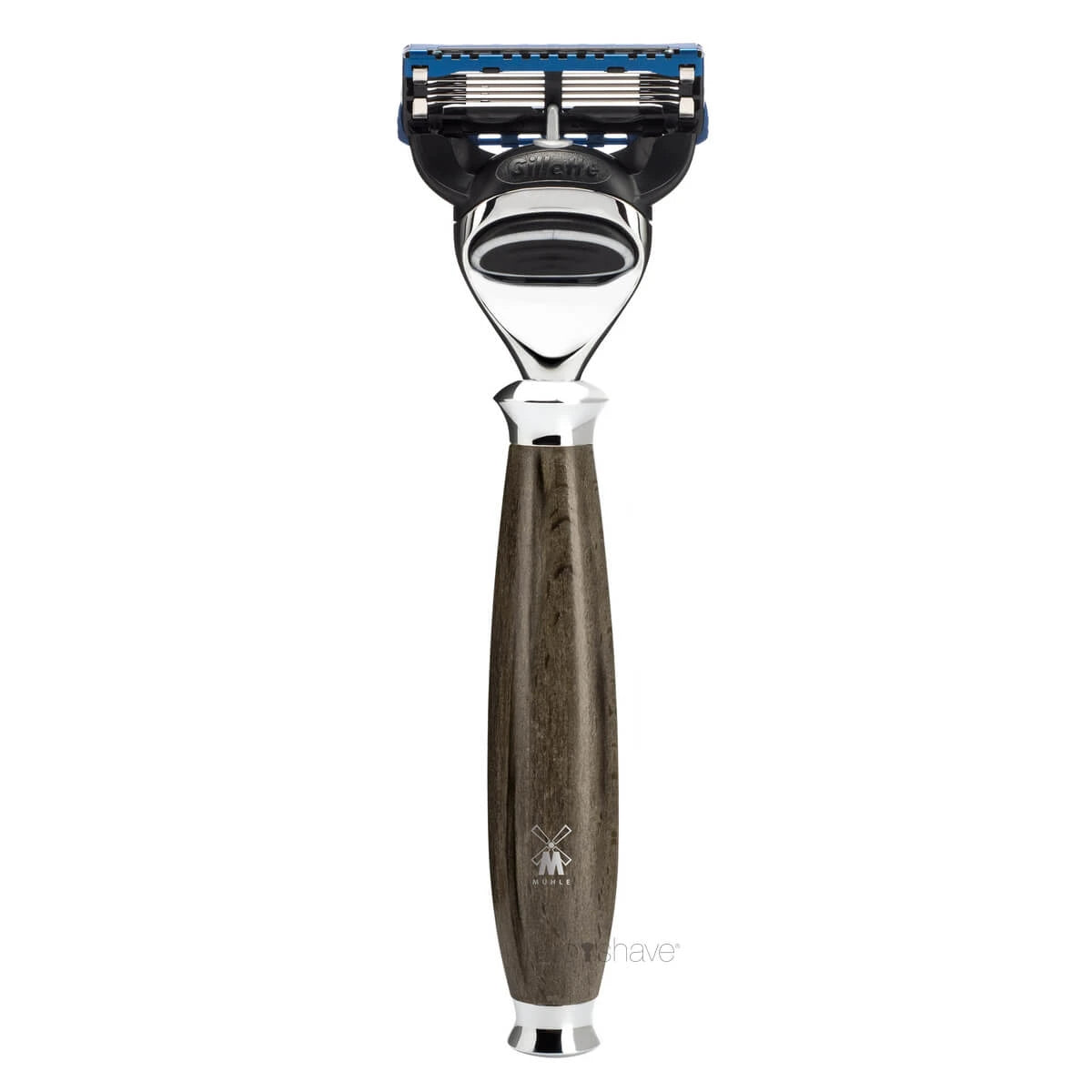 Gillette Fusion Säkerhetshyvel, Purist, Grained Beech