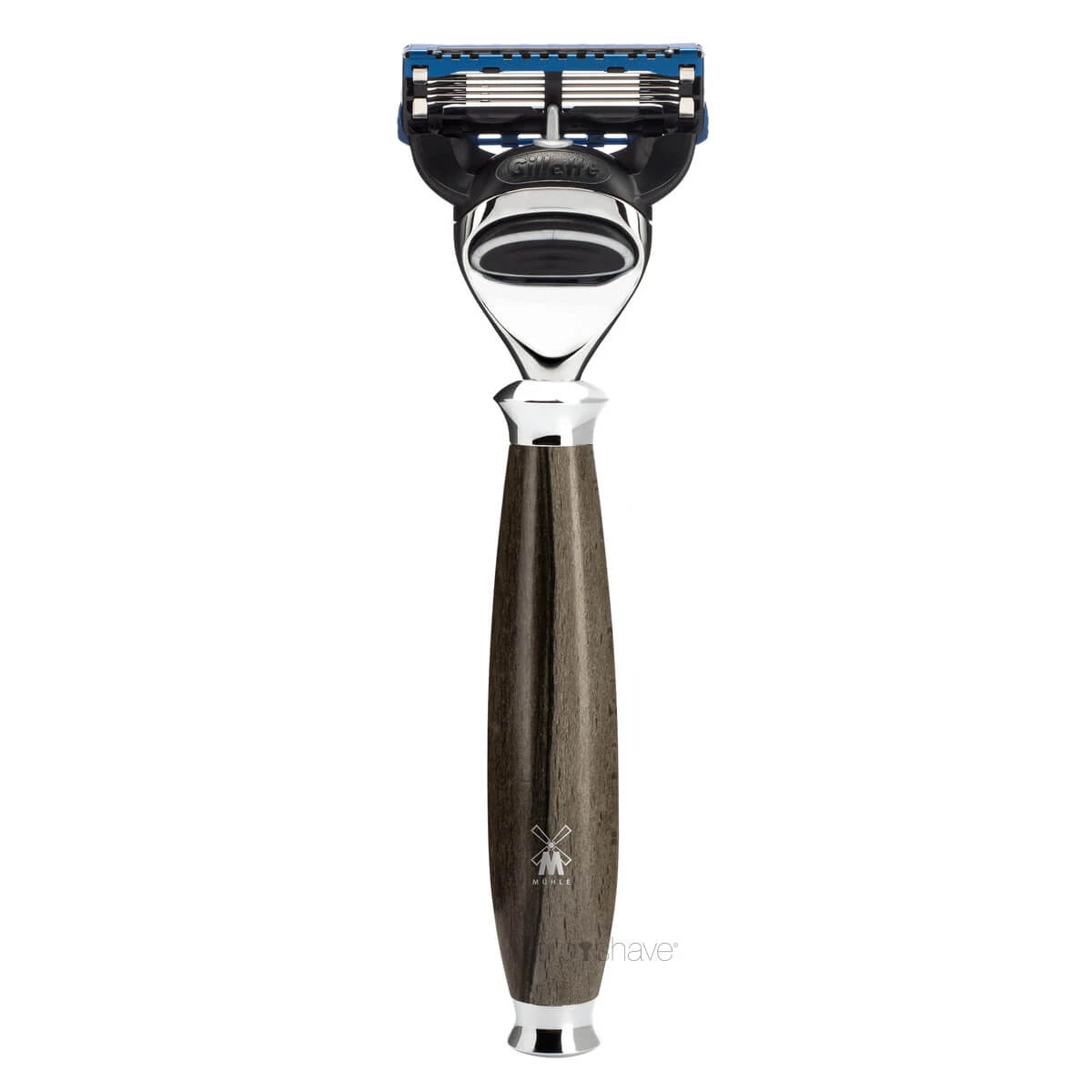 Gillette Fusion Säkerhetshyvel, Purist, Grained Beech