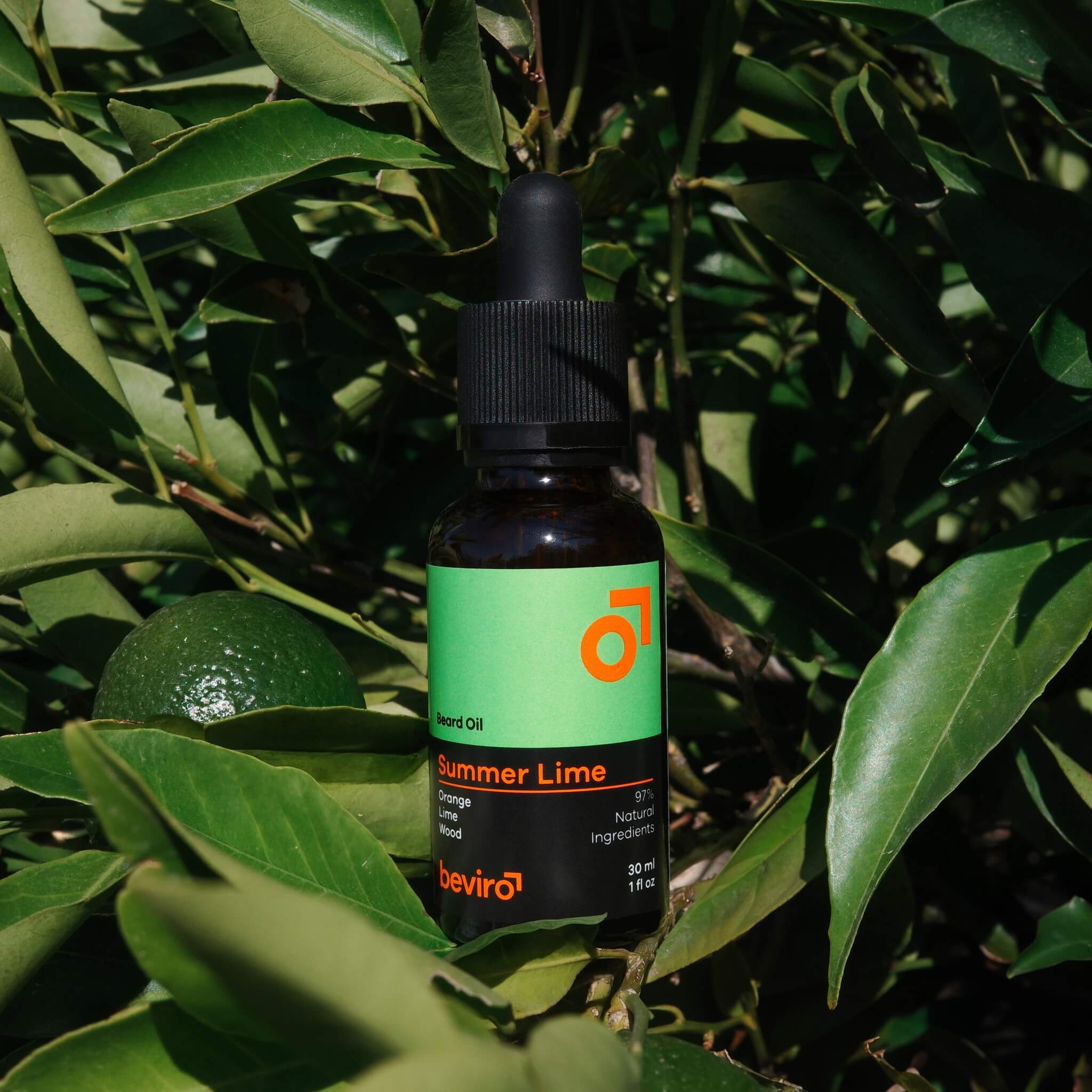 Skäggolja, Summer Lime, 30 ml.