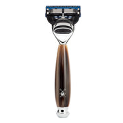 Säkerhetshyvel Gillette Fusion, Vivo, Brown Horn