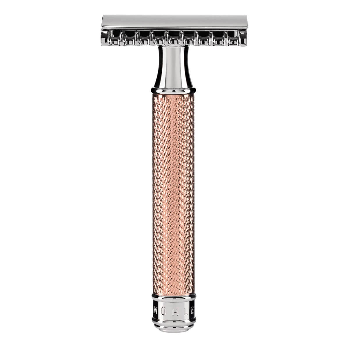 R41 Säkerhetshyvel, Open Comb, Rosegold
