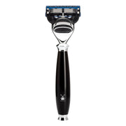 Gillette Fusion Säkerhetshyvel, Purist, Svart Resin