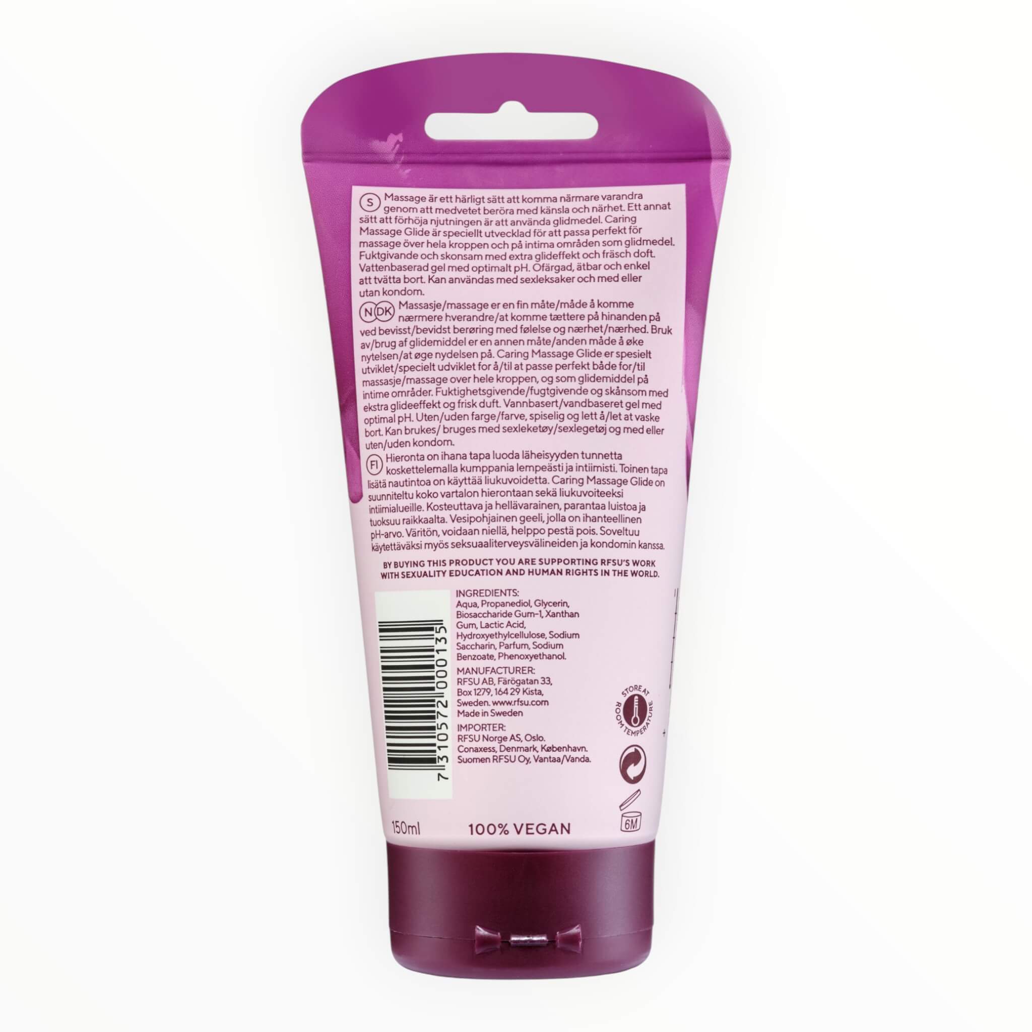 Caring Massage Glide – Glidmedel, 150 ml.
