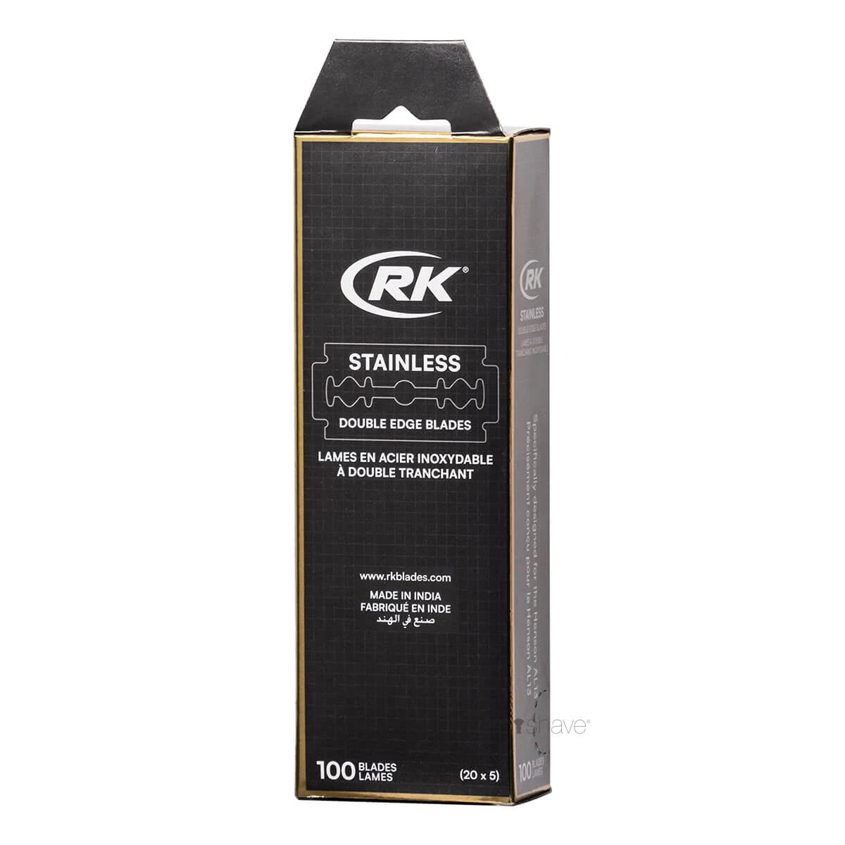 RK Shaving Rostfria Rakblad, 1 bar, 20x5 st (100 st)